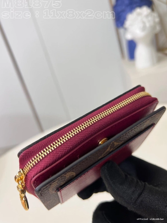 Official oldcobbler WALLET-11.5*8.5*2.2cm LOUIS VUITTON Lou 0805